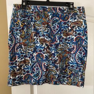 Jones New York Multicolor Paisley Skirt
